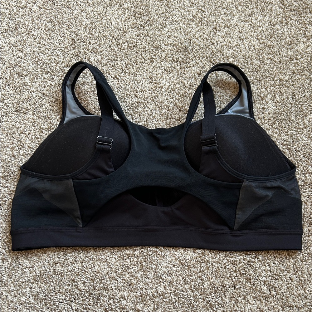 Champion Black Front-Zip Supportive Sports Bra, X Large Sizing - See Photos - Picture 3 of 9